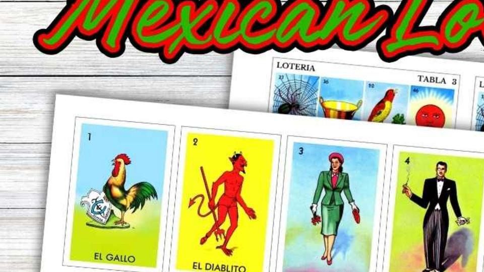 Kid-friendly Mexican lotería cards