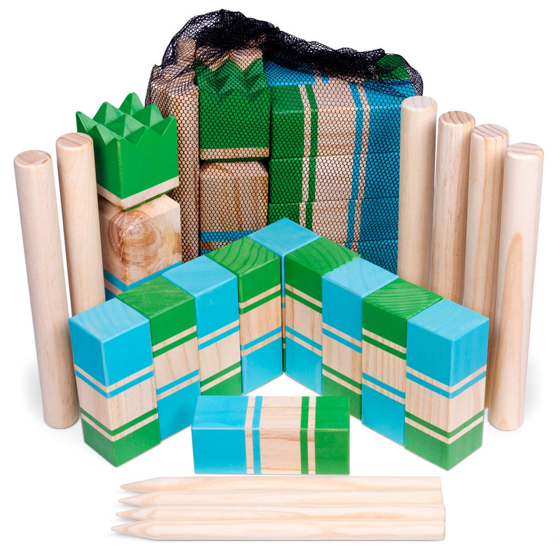 Kubb Viking Lawn Game Set
