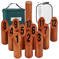 Numbered Block Tossing Yard Game