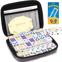 Mexican Train Double-12 Domino Set with Hub