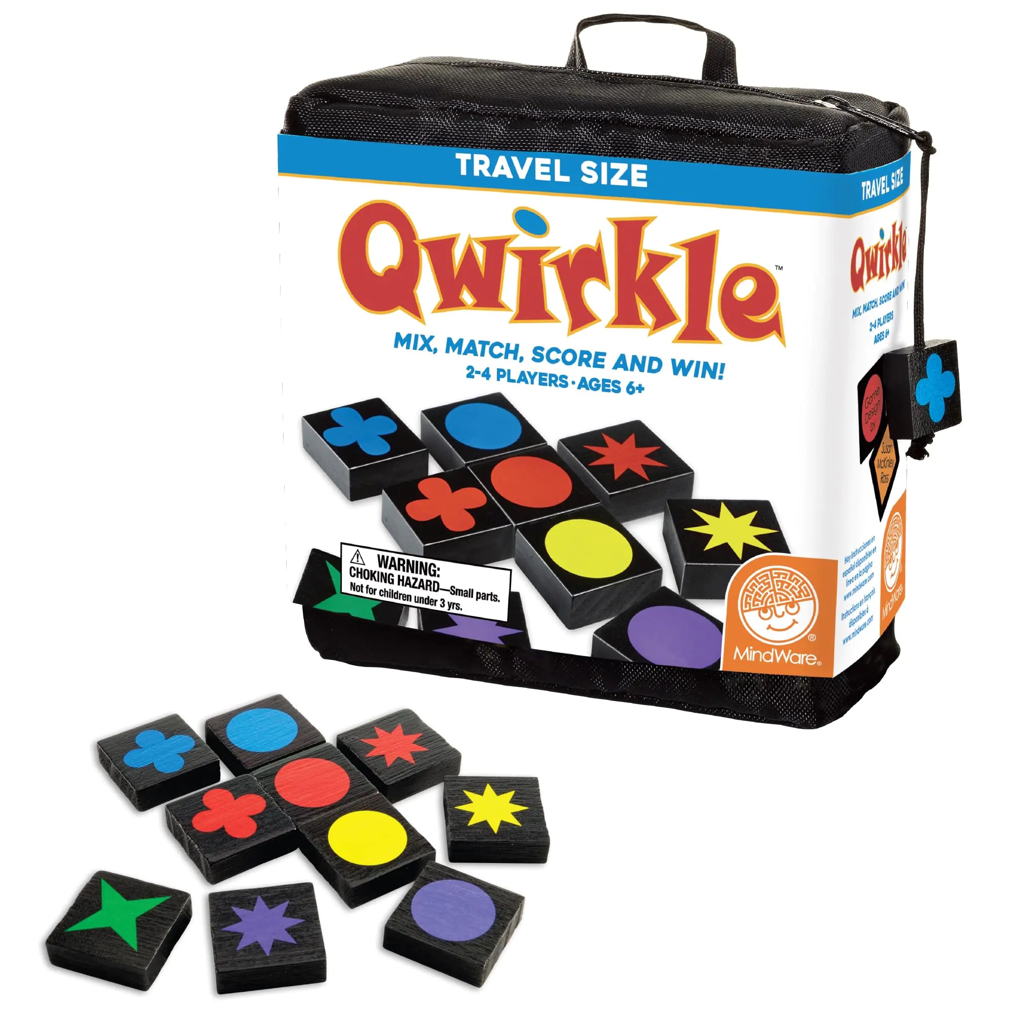 Travel Qwirkle — A Portable Pattern-Building Strategy Game for Families and Kids