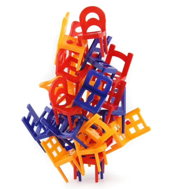 Balance Chairs Stacking Game — A Colorful Dexterity Challenge for Kids & Families