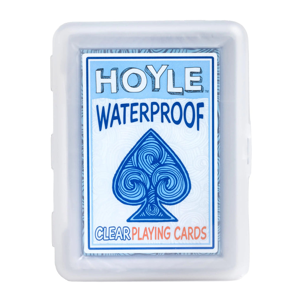 Hoyle Waterproof Playing Cards – Durable, Clear-Style Deck for Outdoor or Family Card Games