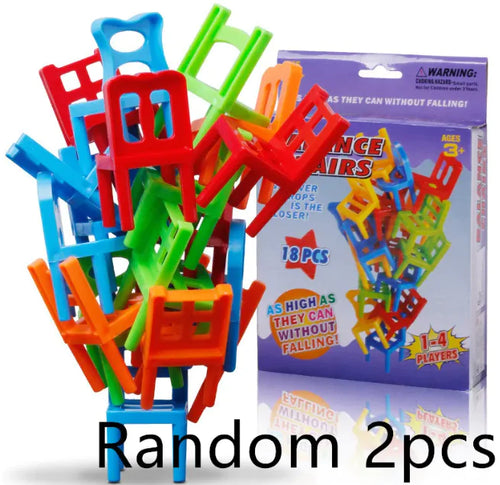 Balance Chairs Stacking Game — A Colorful Dexterity Challenge for Kids & Families