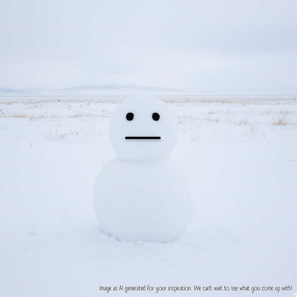 Snowmoji Starter Pack – Customizable Snowman Emoji Face Kit for Creative Winter Fun