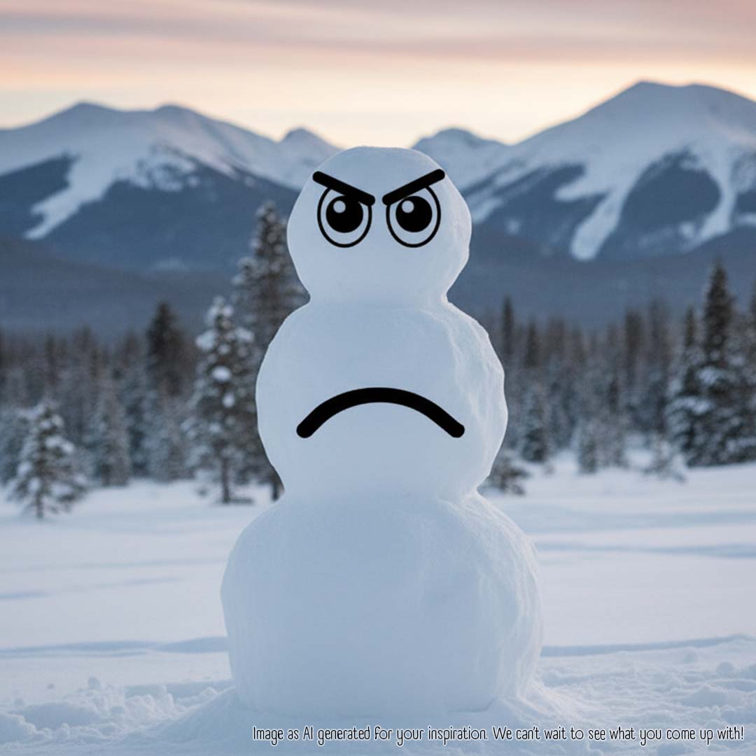 Snowmoji Starter Pack – Customizable Snowman Emoji Face Kit for Creative Winter Fun