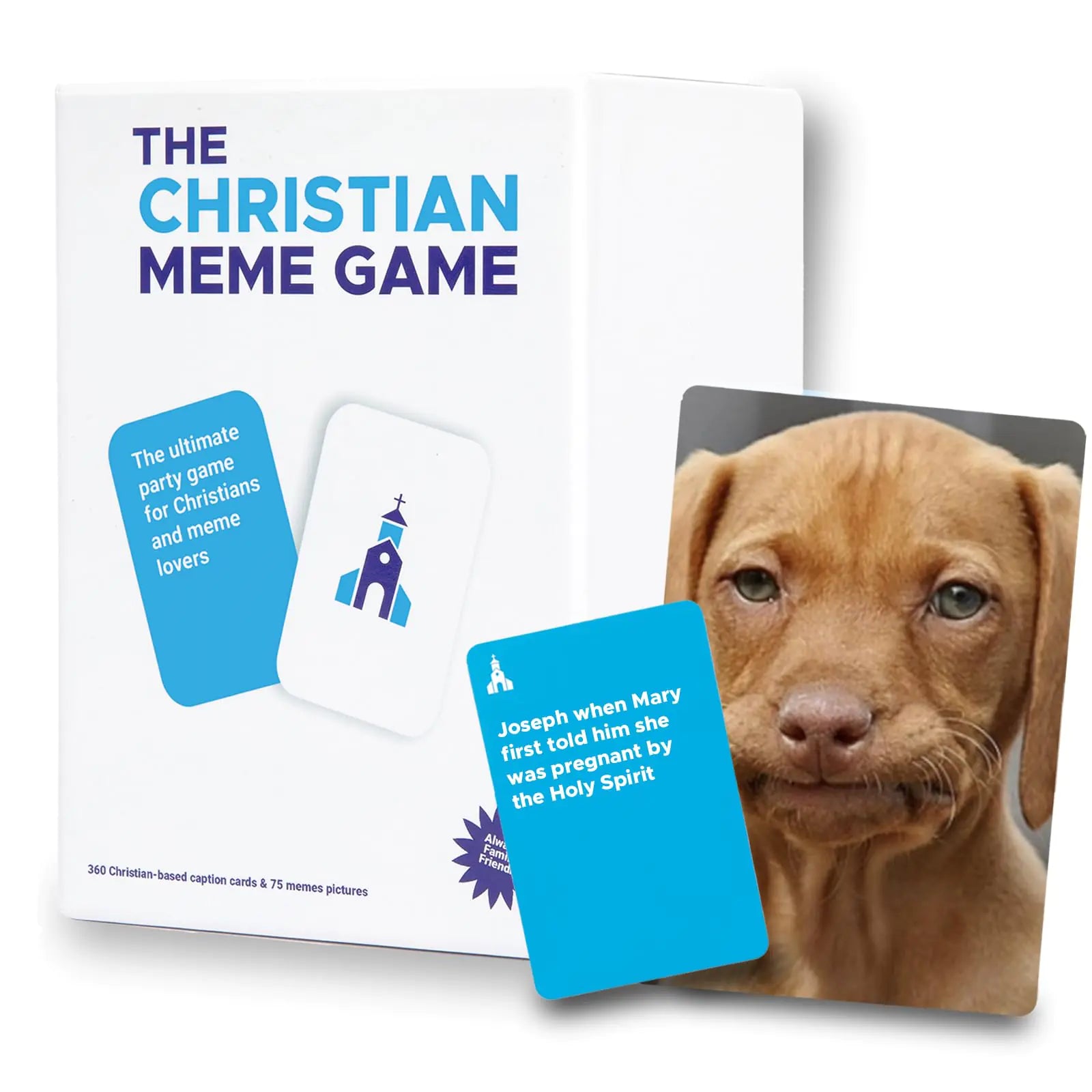 The Christian Meme Game – Clean, Faith-Based Meme Card Game for Teens, Adults & Youth Groups
