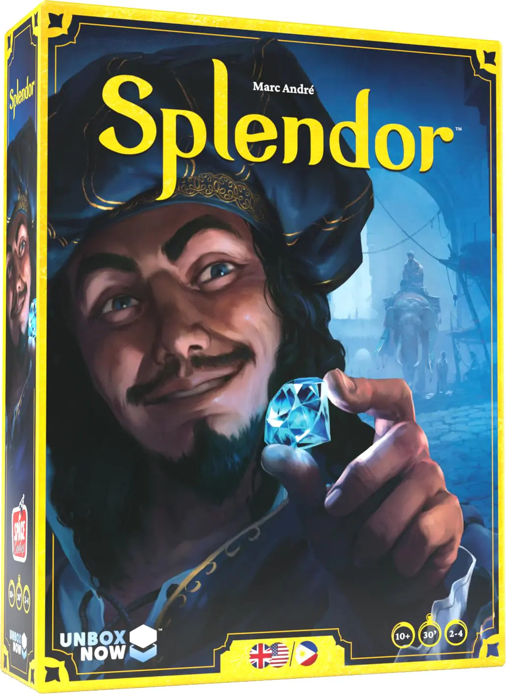 Splendor Board Game – Fast-Paced Gem-Collecting Strategy Game from France for Families & Adults