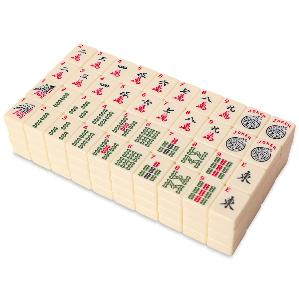 American Mahjong Tiles Only – 166-Tile Ivory-Style Replacement Set for Mahjong Players